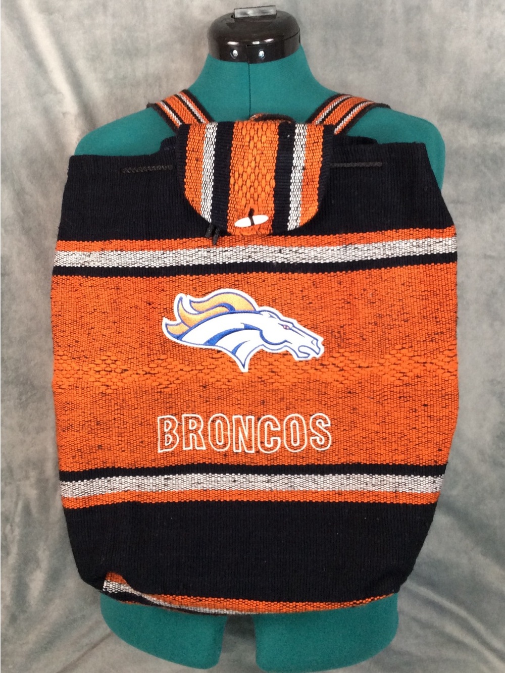 Official Broncos Knit backpack - Orange & Black